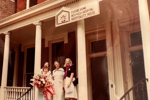 Group of Women Standing in front of Ziegler House